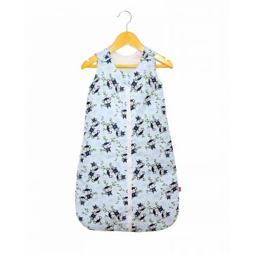 Sac de dormit copii, Happy Monkey, din bumbac, 110 cm, 0.5 tog - Vara