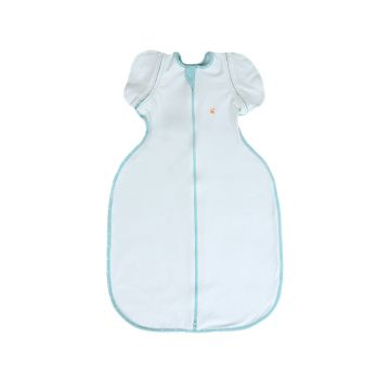 Sac de dormit Swaddle First Sleep Coral Blue, faza 2, pentru bebelusi 3-6 luni