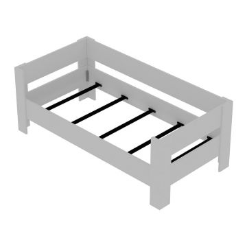 Pat alb 90x190 cm Malina – Kalune Design