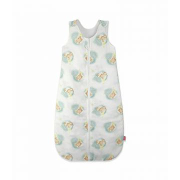 Sac de dormit copii, Blue Bear's Dream, din bumbac, 60 cm, 1.5 tog