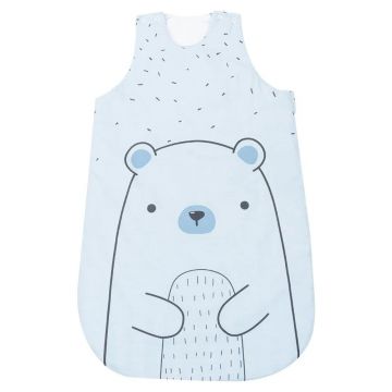 Sac de dormit pentru bebelusi Kikka Bear With me 70 cm 0-6 luni Albastru