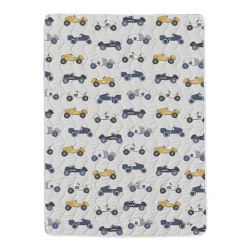 Pătură pentru copii crem din bumbac satinat 140x200 cm – Butter Kings