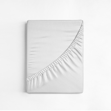 Husa protectie saltea impermeabila, prindere cu elastic, bumbac, 60×120+15 cm, alb