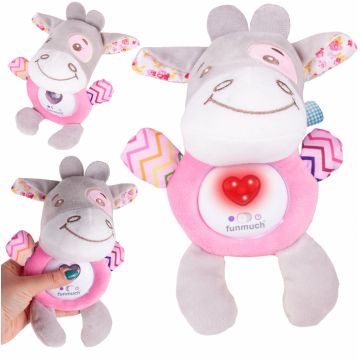 Jucarie muzicala pentru patut Vacuta Interactiva 22 cm