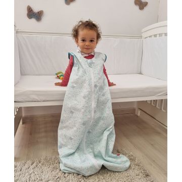 Sac de dormit copii 1 tog Sky Nap Blue din bumbac 110 cm