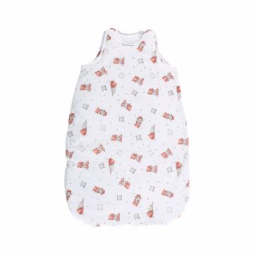 Sac de dormit de iarna 95 cm bumbac ranforce Bears Pillows White