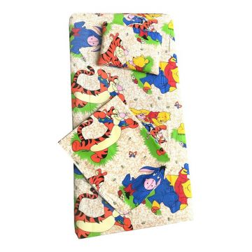 Deseda - Lenjerie de pat 3 piese din finet Aiurila crem - 120*60 cm