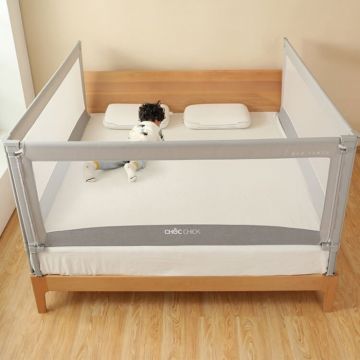 PACHET: 3 Bariere laterale cu siguranta tripla, pat de 120x200 cm