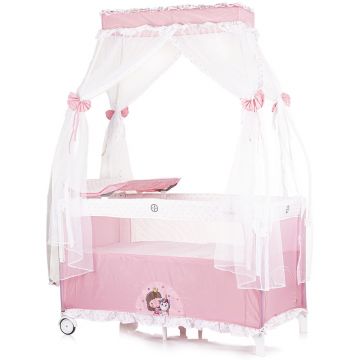 Patut pliabil Chipolino Palace Princess pink