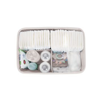 Organizator scutece si accesorii KikkaBoo Bear with me Beige