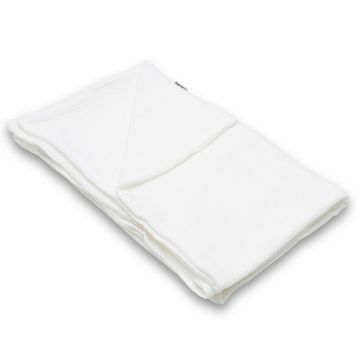 Paturica moale bebe, New Baby, 80x100 cm, Din muselina, 100% bumbac certificat Oeko Tex Standard 100, White