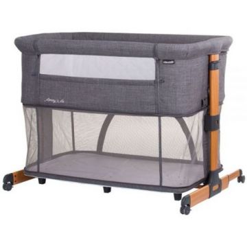 Patut Co-Sleeper si Tarc Chipolino Mommy 'n Me graphite wood Patut Co-Sleeper si Tarc Chipolino Mommy 'n Me graphite wood