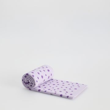 Reserved - Pătură cu model cu buline - Violet