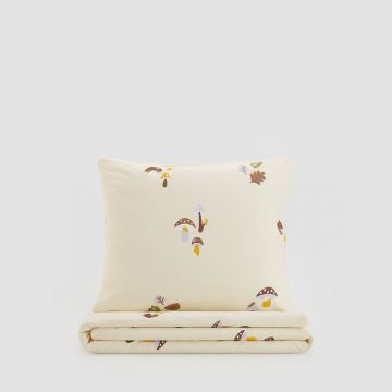 Reserved - Set lenjerie de pat din bumbac - Ivory