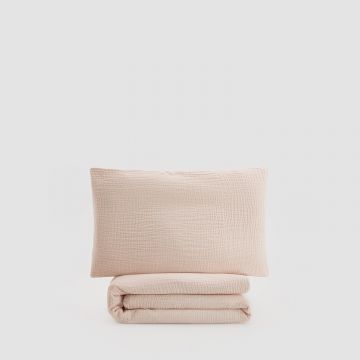 Reserved - Set lenjerie de pat din bumbac - Roz