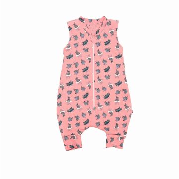 Sac de dormit cu picioruse 0.40.5 tog Kidsdecor Bunny Pink 70 cm