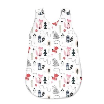 Sac de dormit, MimiNu, Pentru bebelusi, De iarna, Din bumbac certificat Oeko Tex Standard 100, Cu fermoar lateral, Cu capse pe umar, 70 cm, 0 - 6 luni, 2.5 Tog, Fox Sac de dormit, MimiNu, Pentru bebelusi, De iarna, Din bumbac certificat Oeko Tex Standard 100, Cu fermoar lateral, Cu capse pe umar, 70 cm, 0 - 6 luni, 2.5 Tog, Fox
