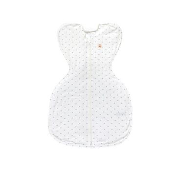 Sac de dormit nou-nascut Swaddle First Sleep Star Light, 60 cm, 1 tog