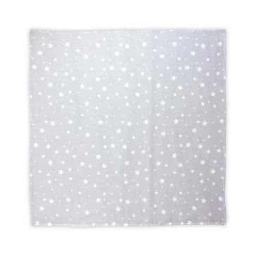 Scutec muselina Lorelli Nappy 80 x 80 cm Grey Stars