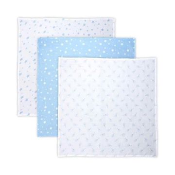 Set 3 scutece muselina Lorelli Nappy 80 x 80 cm Aquatic Mix