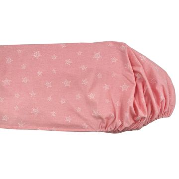 Cearceaf din jersey Stars in your eyes Pink cu elastic 52x95 cm