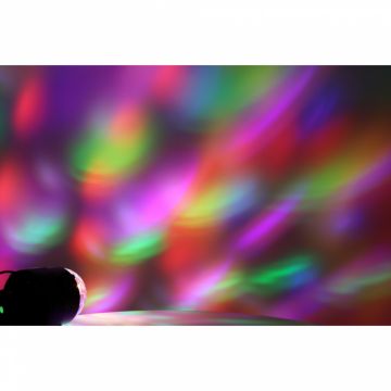 Proiector Disco LED Cu Telecomanda Senzori de sunet si 7 Moduri de Iluminare 9 x 8,5 cm