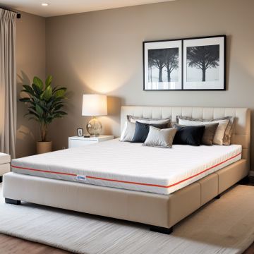 Saltea Ortopedica pentru Divan, 160x200- Husa Bumbac, Doua Fete, 12 cm