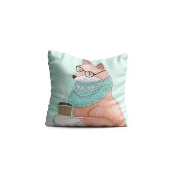 Perna decorativa Benjamin, Oyo Kids, 43x43 cm, poliester, multicolor
