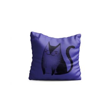 Perna decorativa Cat Stary, Oyo Kids, 43x43 cm, poliester, multicolor