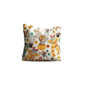 Perna decorativa Circus, Oyo Kids, 43x43 cm, poliester, multicolor