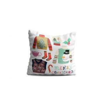 Perna decorativa Cosy, Oyo Kids, 43x43 cm, poliester, multicolor