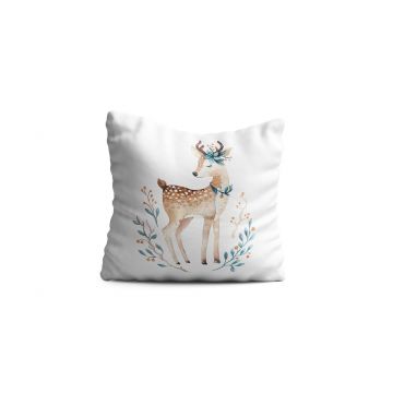 Perna decorativa Deer, Oyo Kids, 43x43 cm, poliester, multicolor