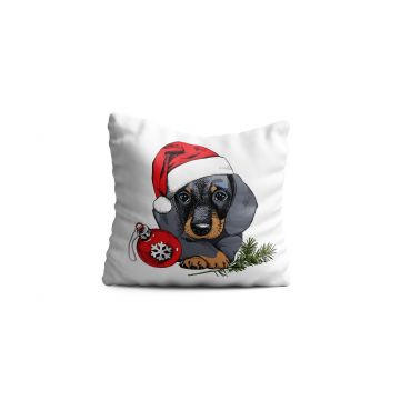 Perna decorativa Dog, Oyo Kids, 43x43 cm, poliester, multicolor