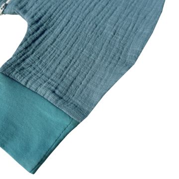 Sac de dormit cu picioruse 0.3 tog din muselina Cold Ice 80 cm