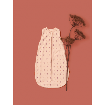 Sac de dormit din bumbac organic 0-3 luni model Seahorse