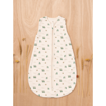 Sac de dormit din bumbac organic 0-3 luni model Surfboy