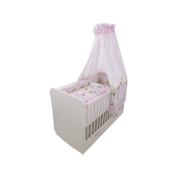 Lenjerie Teddy Play Pink 5+1 piese M1 120x60 cm