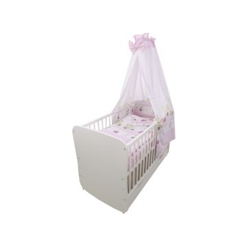 Lenjerie Teddy Play Pink M2 5 piese 140x70 cm