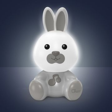 Jucarie Chicco lampa de veghe muzicala Iepurasul Dream Light 0luni+
