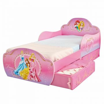 Pat Disney Princess cu spatiu depozitare