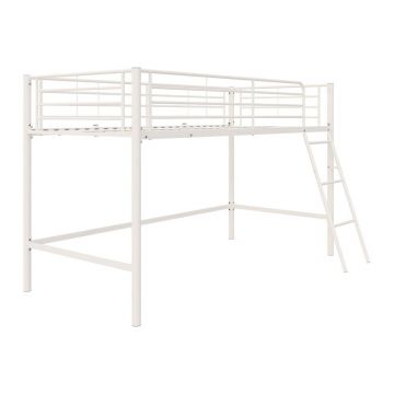 Pat pentru copii alb înalt 90x200 cm Jodie – Støraa