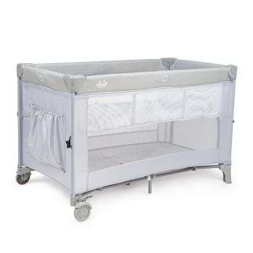 Patut pliant 2 nivele Juju DreamyCloud grey Patut pliant 2 nivele Juju DreamyCloud grey