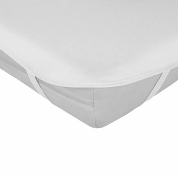Protectie impermeabila pentru saltea 120x60 cm Akuku Alb,strat exterior din bumbac moale