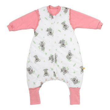Sac de dormit cu picioruse si maneca lunga detasabila Koala 80 cm + manseta 2.5 Tog