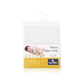 Protectie impermeabila pentru saltea 70 x 140 cm, cu 4 benzi elastice Lorelli