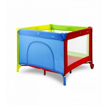 Tarc de joaca, Asalvo, Pliabil, Cu roti, Cu intrare laterala cu fermoar, 93x93 cm, Rezistent la apa, Include geanta de transport, Multicolor Tarc de joaca, Asalvo, Pliabil, Cu roti, Cu intrare laterala cu fermoar, 93x93 cm, Rezistent la apa, Include geanta de transport, Multicolor