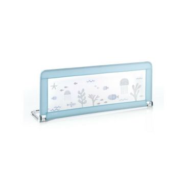 Aparatoare pat, Jane, 130 x 55 cm, Cu saculet de depozitare, Cu design, Conform standardelor europene BS 7972:2001+A1:2009, Lazuli Blue