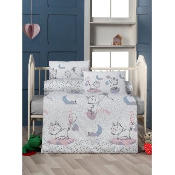 Lenjerie de pat pentru copii, Kitten, Life Style, Bumbac Ranforce