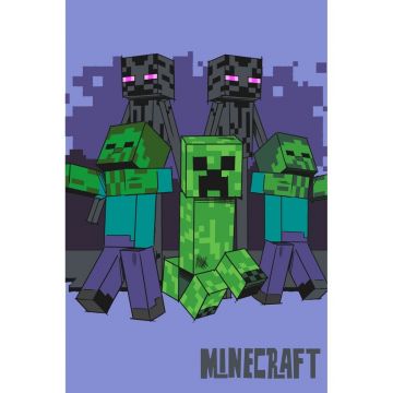 Pătură pentru copii din polar/fleece 100x150 cm Minecraft 