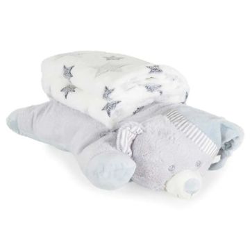 Paturica cu pernuta Cangaroo 90 x 75 cm Sleepy Bear Gri Paturica cu pernuta Cangaroo 90 x 75 cm Sleepy Bear Gri